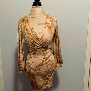 Fashionova Athina Printed Mini Dress